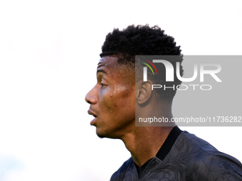 David Neres of SSC Napoli looks on during the serie Serie A Enilive match between SSC Napoli and Atalanta BC at Stadio Diego Armando Maradon...