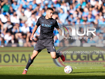 Alessandro Buongiorno of SSC Napoli during the serie Serie A Enilive match between SSC Napoli and Atalanta BC at Stadio Diego Armando Marado...