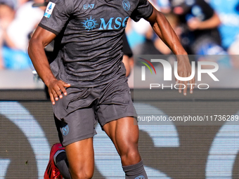 David Neres of SSC Napoli during the serie Serie A Enilive match between SSC Napoli and Atalanta BC at Stadio Diego Armando Maradona on Nove...