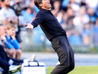 Antonio Conte Head Coach of SSC Napoli reacts during the serie Serie A Enilive match between SSC Napoli and Atalanta BC at Stadio Diego Arma...