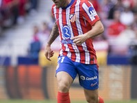 Javi Galan of Atletico de Madrid is in action during the La Liga 2024/25 match between Atletico de Madrid and Las Palmas at Riyadh Air Metro...