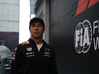 Sergio Perez of Mexico drives the (11) Oracle Red Bull Racing RB20 Honda RBPT during the Formula 1 Lenovo Grande Premio De Sao Paulo 2024 in...