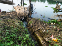 Jalangi River Is Almost Devoid Of Fish Due To Pollution. Casting A Net For Fish In A River Often Results In Garbage Arriving Instead Of Fish...