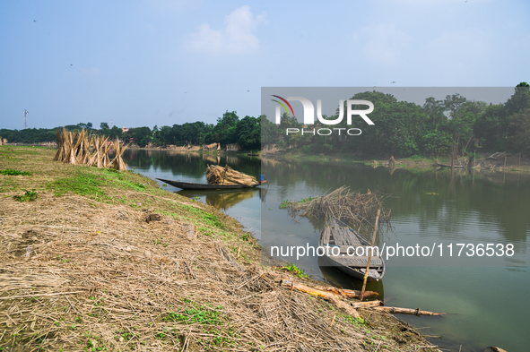 Jalangi River Is Almost Devoid Of Fish Due To Pollution. Casting A Net For Fish In A River Often Results In Garbage Arriving Instead Of Fish...