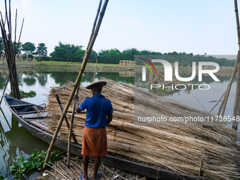 Jalangi River Is Almost Devoid Of Fish Due To Pollution. Casting A Net For Fish In A River Often Results In Garbage Arriving Instead Of Fish...