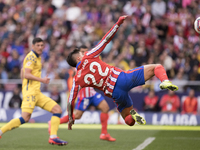 22q participates in the La Liga 2024/25 match between Atletico de Madrid and Las Palmas at Riyadh Air Metropolitano Stadium in Madrid, Spain...