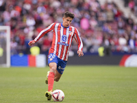 Giuliano Simeone of Atletico de Madrid is in action during the La Liga 2024/25 match between Atletico de Madrid and Las Palmas at Riyadh Air...