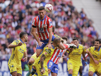 Clement Lenglet of Atletico de Madrid is in action during the La Liga 2024/25 match between Atletico de Madrid and Las Palmas at Riyadh Air...