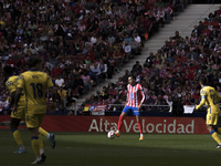 Jose Maria Gimenez of Atletico de Madrid participates in the La Liga 2024/25 match between Atletico de Madrid and Las Palmas at Riyadh Air M...