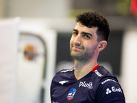 MARCIN JANUSZ participates in a match of the PLUS Liga between Stal Nysa and ZAKSA Kedzierzyn Kozle in Nysa, Poland, on November 3, 2024. (