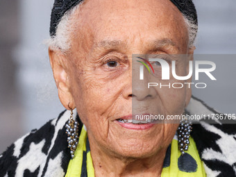 Betye Saar arrives at the 13th Annual LACMA Art + Film Gala 2024 presented by Gucci held at the Los Angeles County Museum of Art on November...