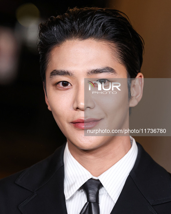 Rowoon arrives at the 13th Annual LACMA Art + Film Gala 2024 presented by Gucci held at the Los Angeles County Museum of Art on November 2,...