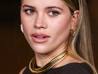 Sofia Richie Grainge wearing a Saint Laurent by Anthony Vaccarello dress arrives at the 13th Annual LACMA Art + Film Gala 2024 presented by...