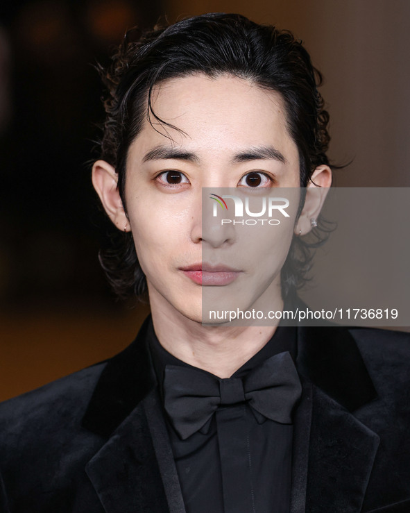 Lee Soo-hyuk arrives at the 13th Annual LACMA Art + Film Gala 2024 presented by Gucci held at the Los Angeles County Museum of Art on Novemb...