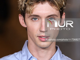 Troye Sivan arrives at the 13th Annual LACMA Art + Film Gala 2024 presented by Gucci held at the Los Angeles County Museum of Art on Novembe...