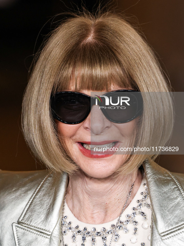 Anna Wintour arrives at the 13th Annual LACMA Art + Film Gala 2024 presented by Gucci held at the Los Angeles County Museum of Art on Novemb...