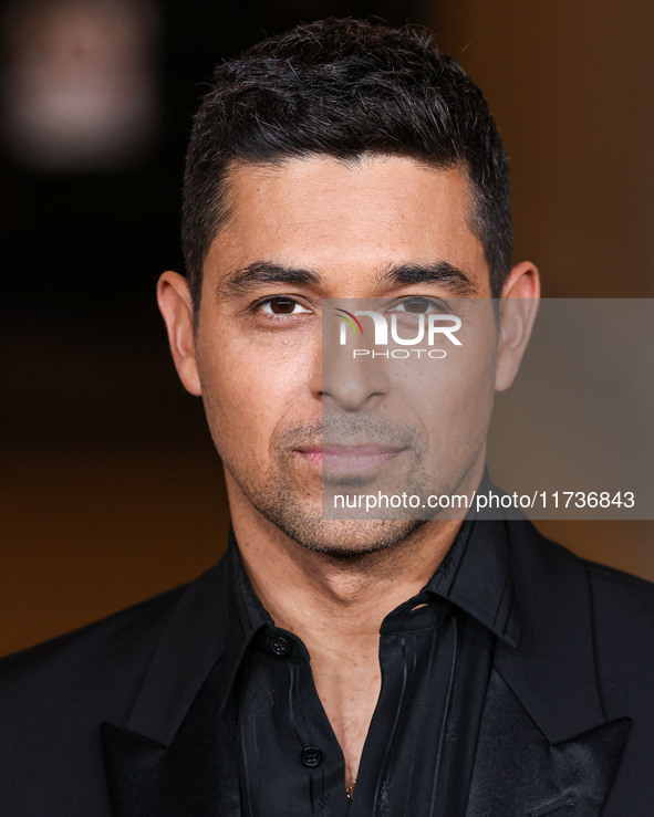 Wilmer Valderrama arrives at the 13th Annual LACMA Art + Film Gala 2024 presented by Gucci held at the Los Angeles County Museum of Art on N...