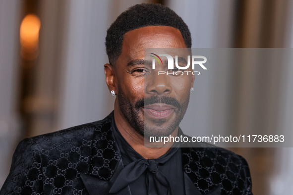 Colman Domingo wearing Gucci arrives at the 13th Annual LACMA Art + Film Gala 2024 presented by Gucci held at the Los Angeles County Museum...