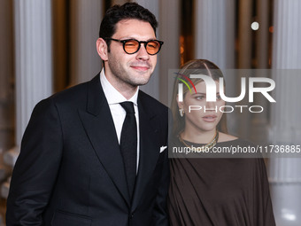 Elliot Grainge and wife Sofia Richie Grainge arrive at the 13th Annual LACMA Art + Film Gala 2024 presented by Gucci held at the Los Angeles...