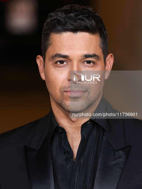 Wilmer Valderrama arrives at the 13th Annual LACMA Art + Film Gala 2024 presented by Gucci held at the Los Angeles County Museum of Art on N...