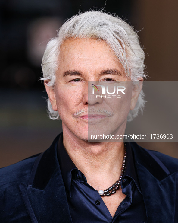 Baz Luhrmann arrives at the 13th Annual LACMA Art + Film Gala 2024 presented by Gucci held at the Los Angeles County Museum of Art on Novemb...