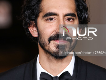 Dev Patel wearing Gucci arrives at the 13th Annual LACMA Art + Film Gala 2024 presented by Gucci held at the Los Angeles County Museum of Ar...