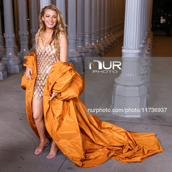 Blake Lively arrives at the 13th Annual LACMA Art + Film Gala 2024 presented by Gucci held at the Los Angeles County Museum of Art on Novemb...