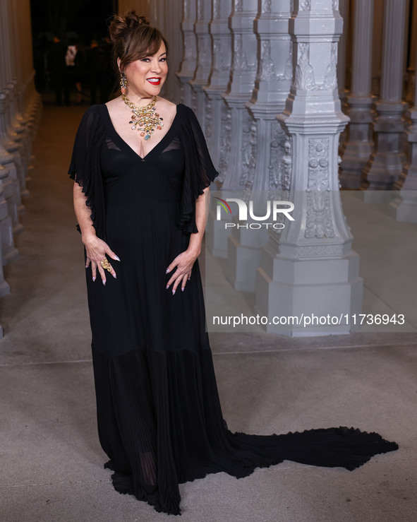 Jennifer Tilly arrives at the 13th Annual LACMA Art + Film Gala 2024 presented by Gucci held at the Los Angeles County Museum of Art on Nove...