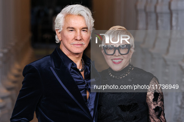 Baz Luhrmann and wife Catherine Martin arrive at the 13th Annual LACMA Art + Film Gala 2024 presented by Gucci held at the Los Angeles Count...