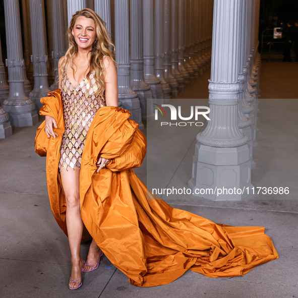 Blake Lively arrives at the 13th Annual LACMA Art + Film Gala 2024 presented by Gucci held at the Los Angeles County Museum of Art on Novemb...