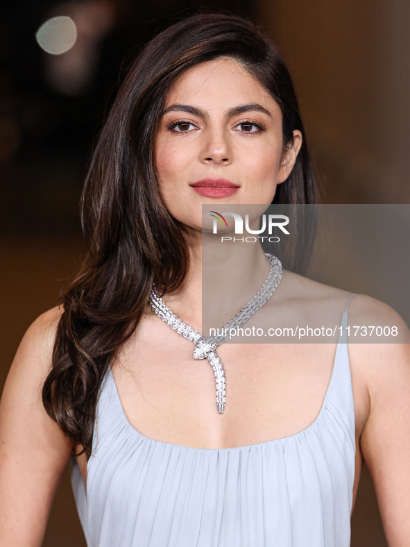 Monica Barbaro arrives at the 13th Annual LACMA Art + Film Gala 2024 presented by Gucci held at the Los Angeles County Museum of Art on Nove...