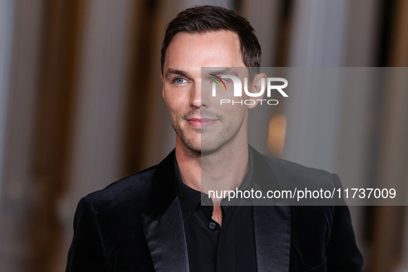 Nicholas Hoult arrives at the 13th Annual LACMA Art + Film Gala 2024 presented by Gucci held at the Los Angeles County Museum of Art on Nove...