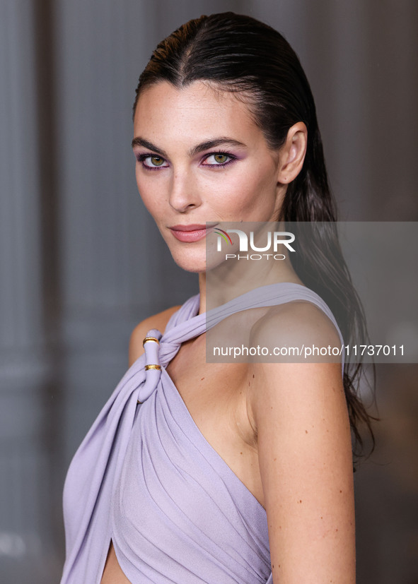 Vittoria Ceretti wearing Gucci arrives at the 13th Annual LACMA Art + Film Gala 2024 presented by Gucci held at the Los Angeles County Museu...