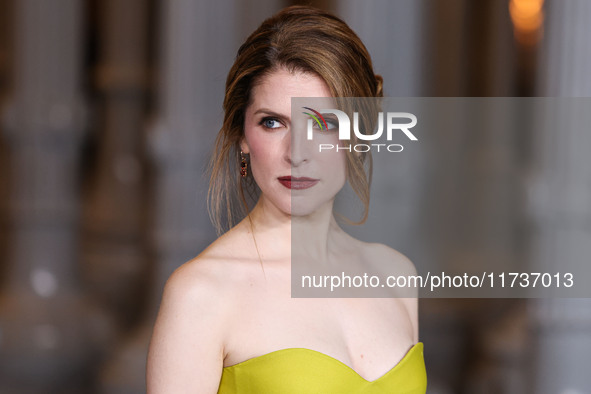 Anna Kendrick arrives at the 13th Annual LACMA Art + Film Gala 2024 presented by Gucci held at the Los Angeles County Museum of Art on Novem...