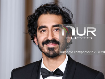 Dev Patel wearing Gucci arrives at the 13th Annual LACMA Art + Film Gala 2024 presented by Gucci held at the Los Angeles County Museum of Ar...