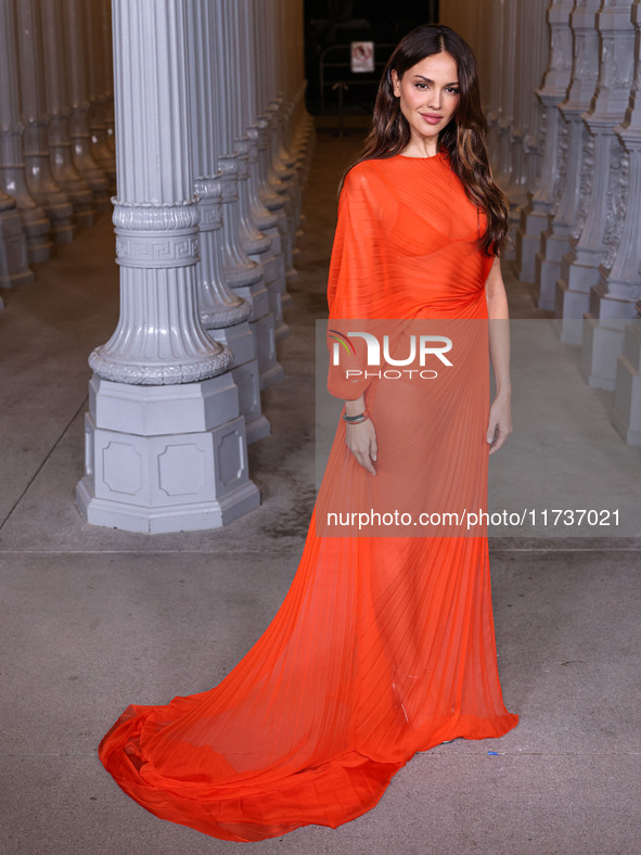 Eiza Gonzalez wearing Gucci arrives at the 13th Annual LACMA Art + Film Gala 2024 presented by Gucci held at the Los Angeles County Museum o...