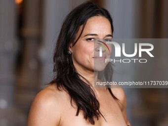 Michelle Rodriguez arrives at the 13th Annual LACMA Art + Film Gala 2024 presented by Gucci held at the Los Angeles County Museum of Art on...