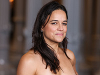 Michelle Rodriguez arrives at the 13th Annual LACMA Art + Film Gala 2024 presented by Gucci held at the Los Angeles County Museum of Art on...