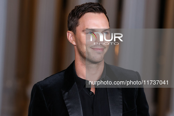 Nicholas Hoult arrives at the 13th Annual LACMA Art + Film Gala 2024 presented by Gucci held at the Los Angeles County Museum of Art on Nove...