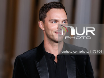 Nicholas Hoult arrives at the 13th Annual LACMA Art + Film Gala 2024 presented by Gucci held at the Los Angeles County Museum of Art on Nove...