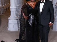 Viola Davis and husband Julius Tennon arrive at the 13th Annual LACMA Art + Film Gala 2024 presented by Gucci held at the Los Angeles County...