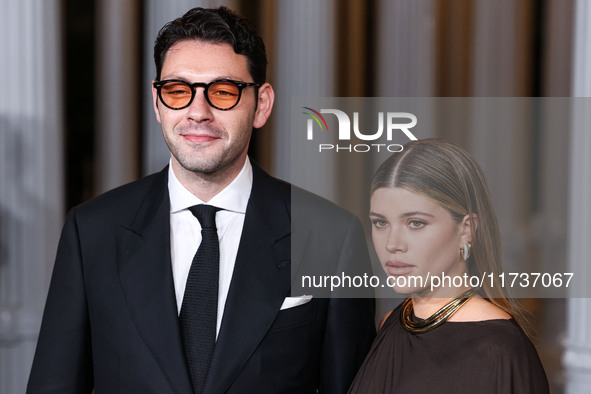 Elliot Grainge and wife Sofia Richie Grainge arrive at the 13th Annual LACMA Art + Film Gala 2024 presented by Gucci held at the Los Angeles...