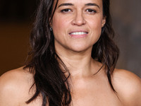 Michelle Rodriguez arrives at the 13th Annual LACMA Art + Film Gala 2024 presented by Gucci held at the Los Angeles County Museum of Art on...