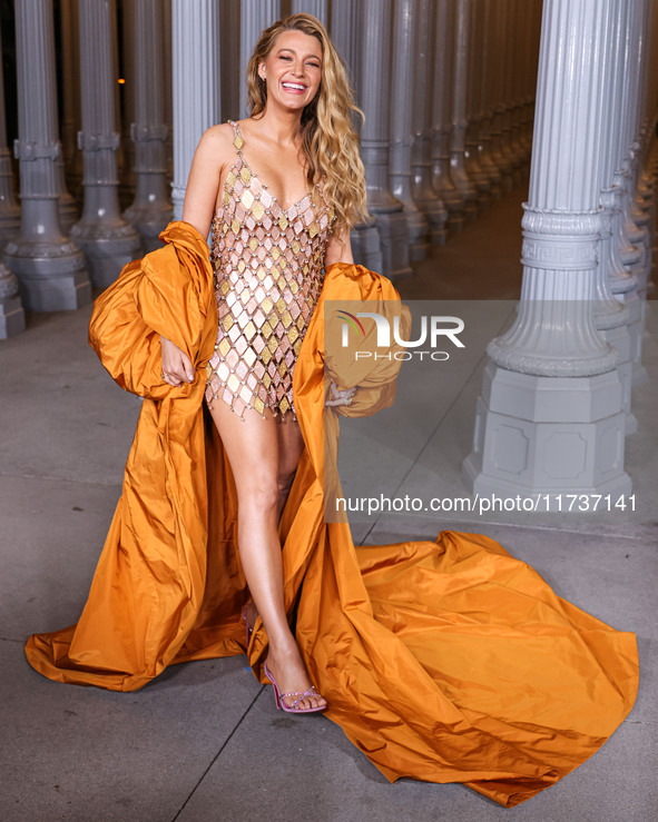 Blake Lively arrives at the 13th Annual LACMA Art + Film Gala 2024 presented by Gucci held at the Los Angeles County Museum of Art on Novemb...