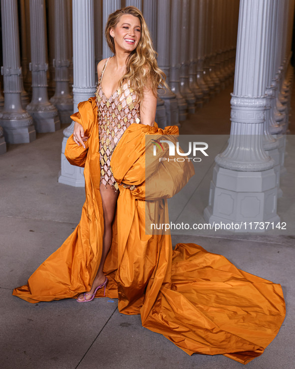 Blake Lively arrives at the 13th Annual LACMA Art + Film Gala 2024 presented by Gucci held at the Los Angeles County Museum of Art on Novemb...