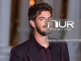 Andrew Garfield arrives at the 13th Annual LACMA Art + Film Gala 2024 presented by Gucci held at the Los Angeles County Museum of Art on Nov...