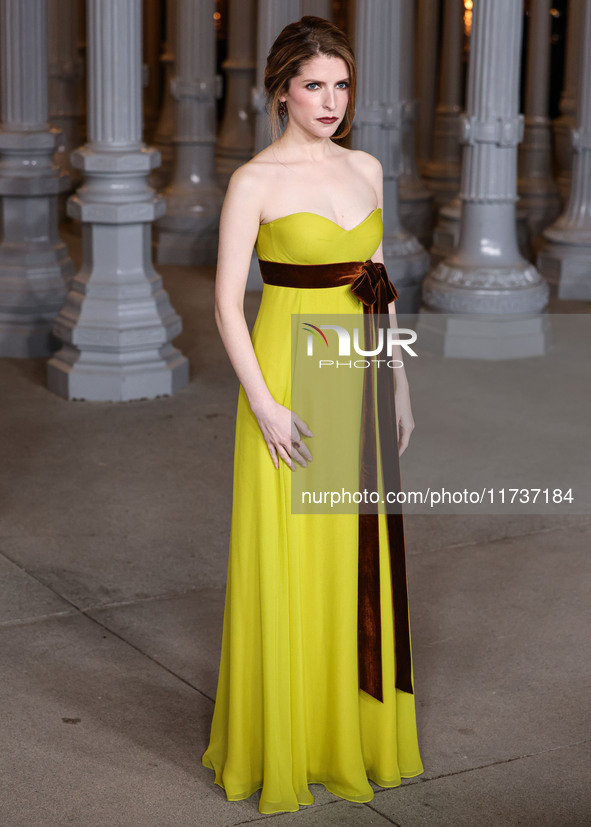 Anna Kendrick arrives at the 13th Annual LACMA Art + Film Gala 2024 presented by Gucci held at the Los Angeles County Museum of Art on Novem...