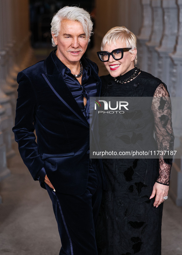 Baz Luhrmann and wife Catherine Martin arrive at the 13th Annual LACMA Art + Film Gala 2024 presented by Gucci held at the Los Angeles Count...