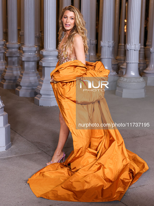 Blake Lively arrives at the 13th Annual LACMA Art + Film Gala 2024 presented by Gucci held at the Los Angeles County Museum of Art on Novemb...