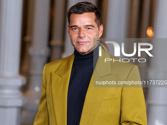 Ricky Martin arrives at the 13th Annual LACMA Art + Film Gala 2024 presented by Gucci held at the Los Angeles County Museum of Art on Novemb...